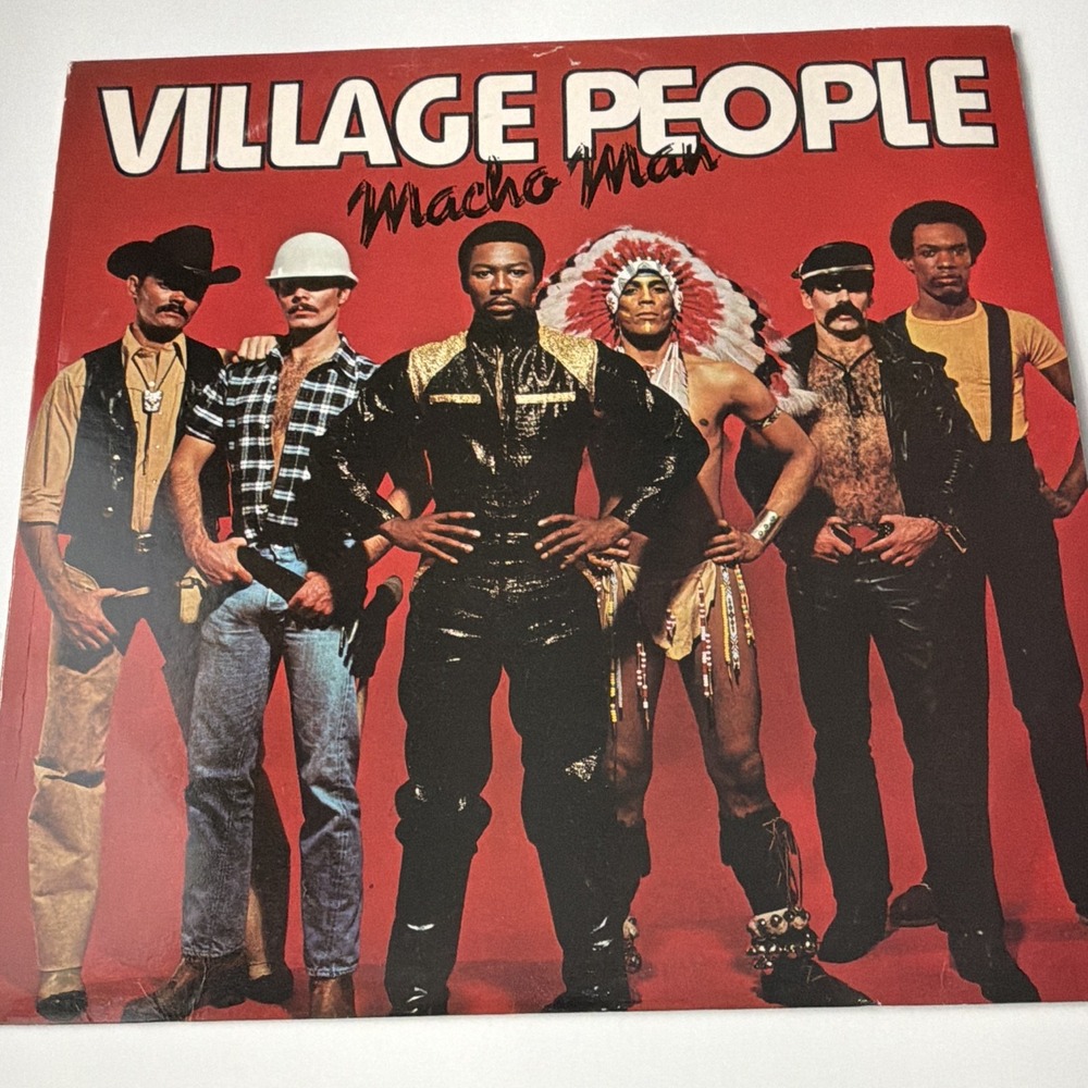 Village People Macho Man Vinyl LP 1978 UK DJM DJF 20538 Disco Import